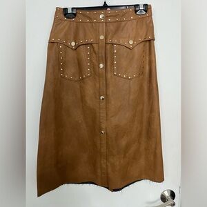 Zara Leather skirt